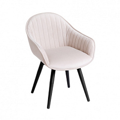 Стул поворотный Тико-2 на металлокаркасе (тк. V Confetti cream, т.820 (Черная шагрень))